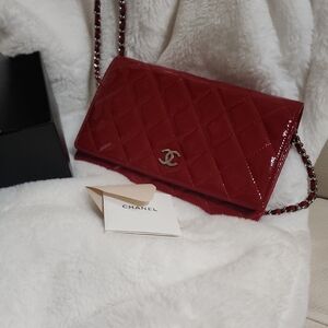 Chanel Red Quilted Bag